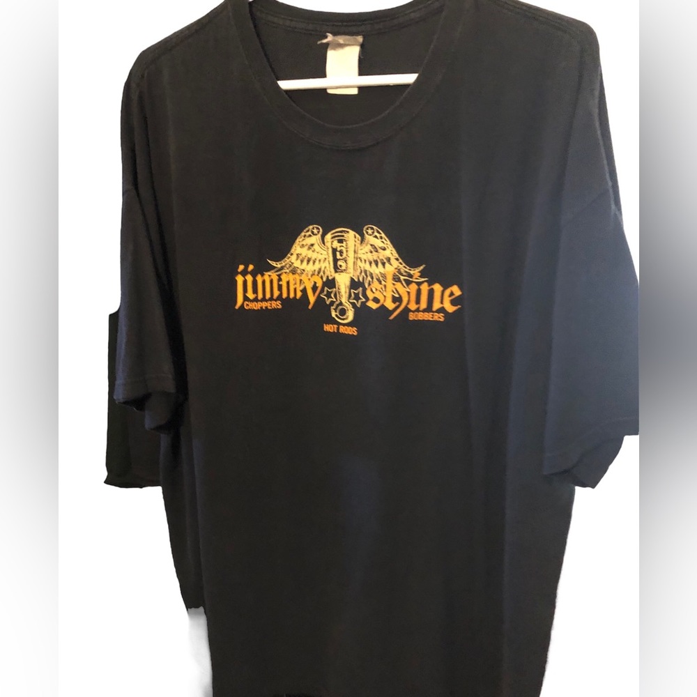 Vintage Jimmy Shine T-Shirt XXL Chopper Hot Rods double sided
